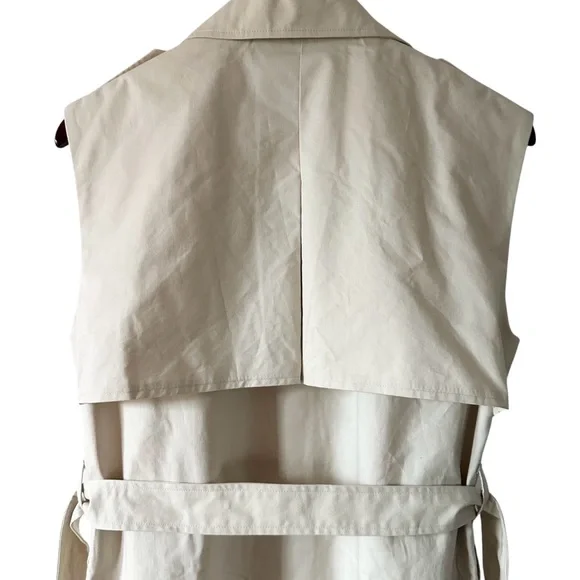 Vero Moda Sleeveless Trench Coat Vest Cream
Beige Size M NWT - Picture 3 of 15
